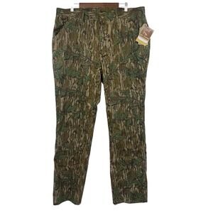Ol' Tom Throwback 80 Field Pant Mossy Oak Greenleaf Turkey Hunt 40x33‎ Cargo NWT